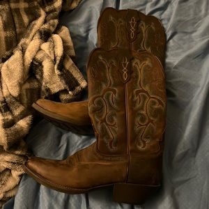 Justin 12” Square Toe Stampede Western Boot 9B